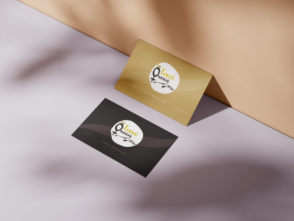 Carte noir et dorée 1 ( face )